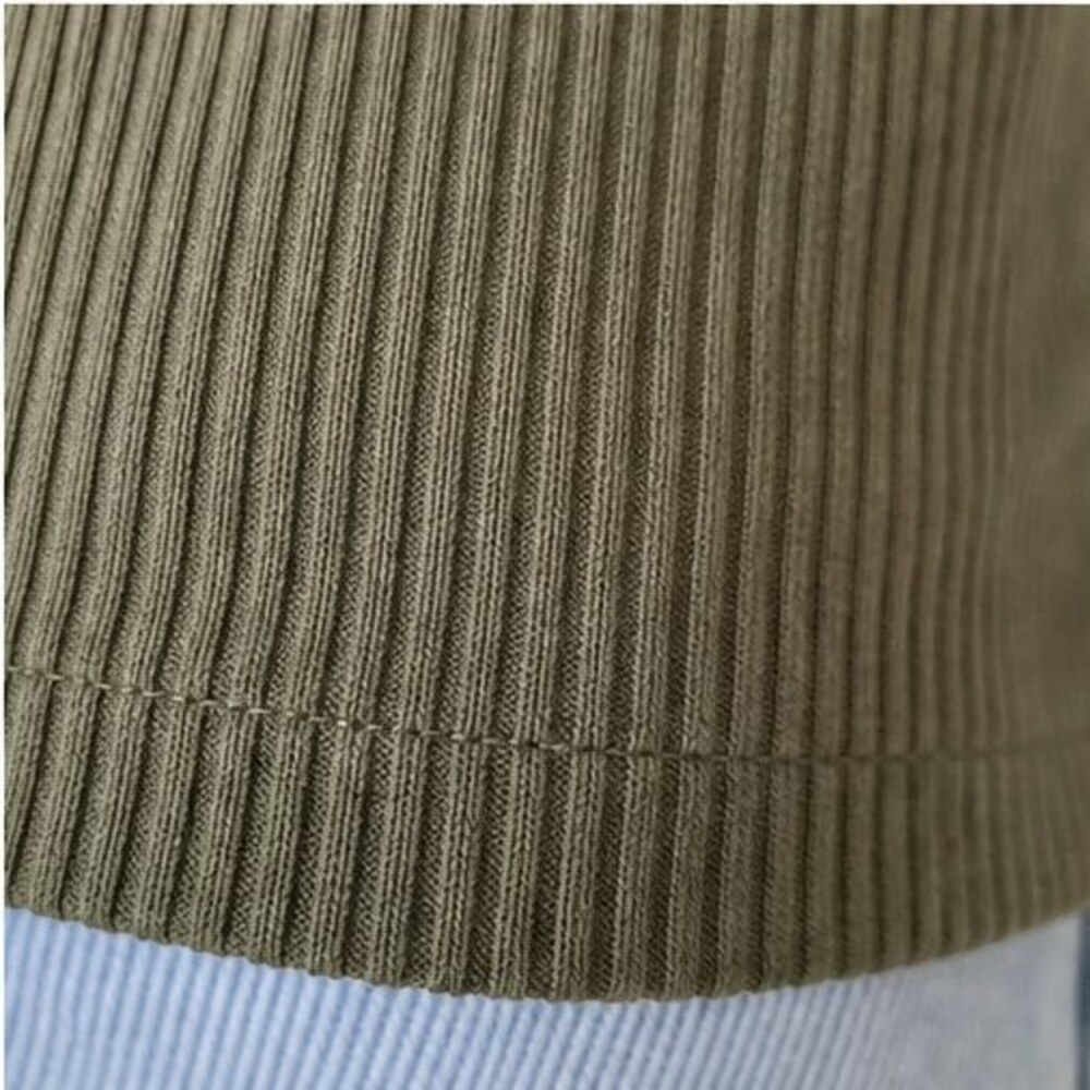 Olive Ruffle Blouse - Picture 6 of 6